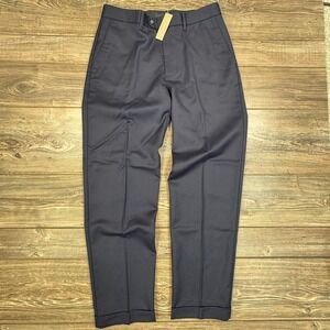 J.Crew Men Size 32x32 Ludlow Slim Fit Wool Suit Pants Navy Blue Cuffed NWT C0452